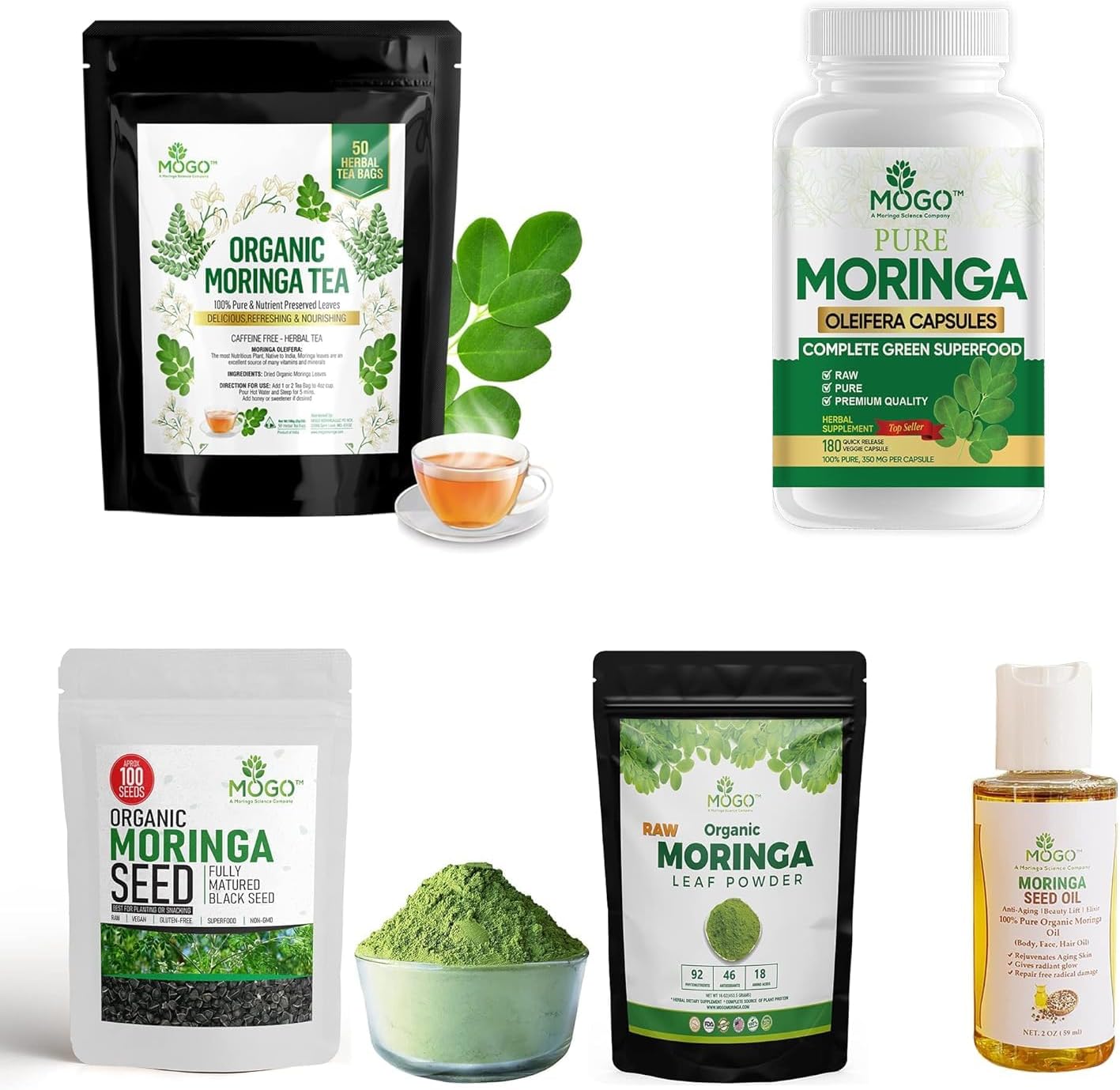 100+ Organic Moringa Seeds