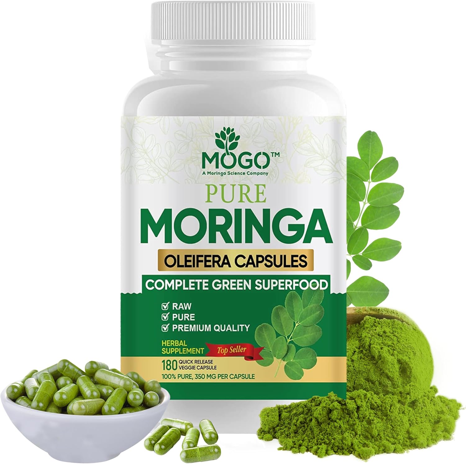 MOGO Moringa and Magnesium - Superfood + Better Mineral