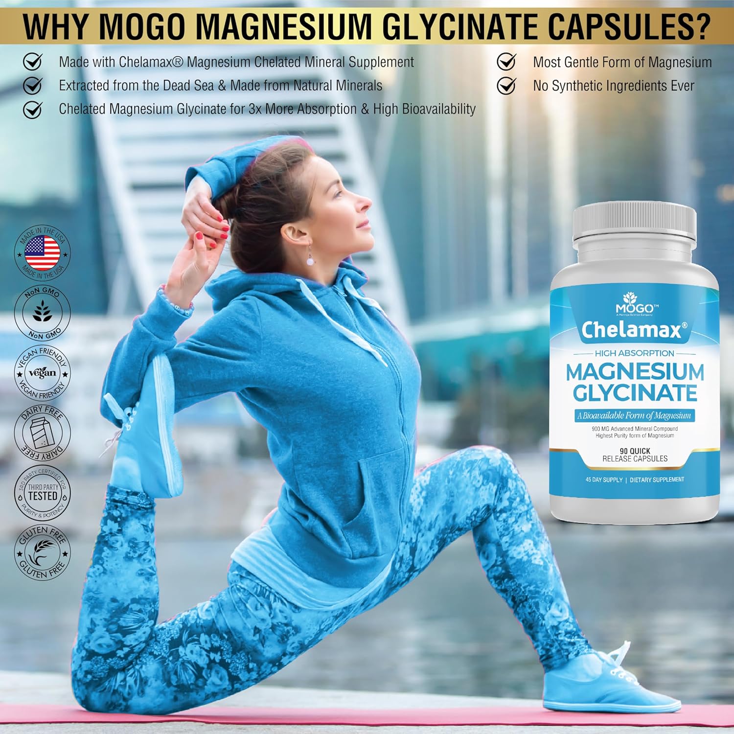 MOGO Moringa and Magnesium - Superfood + Better Mineral