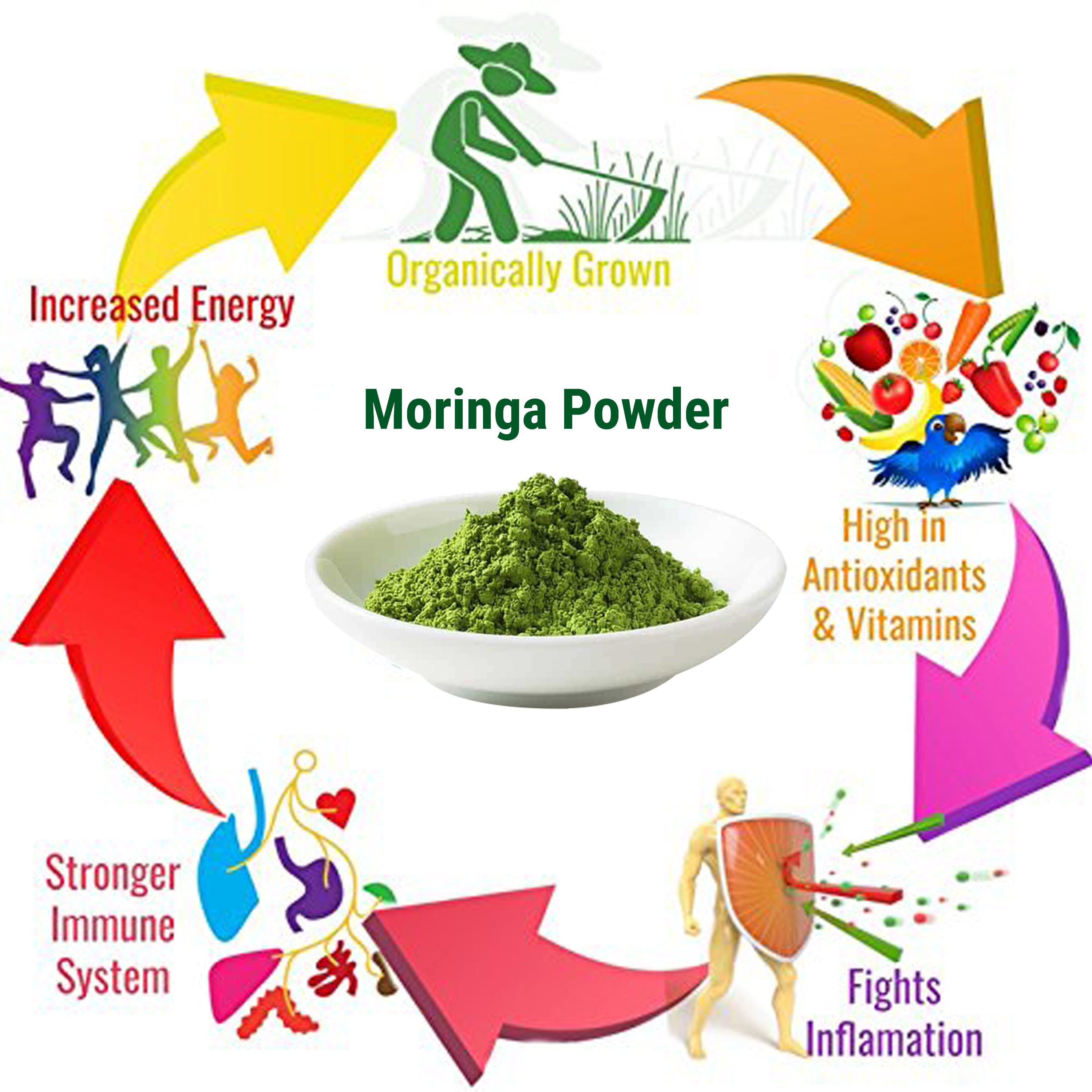 MOGO Organic Moringa Leaf Powder - ⭐⭐⭐⭐⭐ #1 BEST SELLING MORINGA POWDER in USA