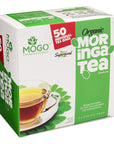 MOGO Moringa Tea Bags - 50 Count