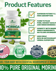MOGO Moringa Powder Capsules,180 Ct ⭐⭐⭐⭐⭐ 